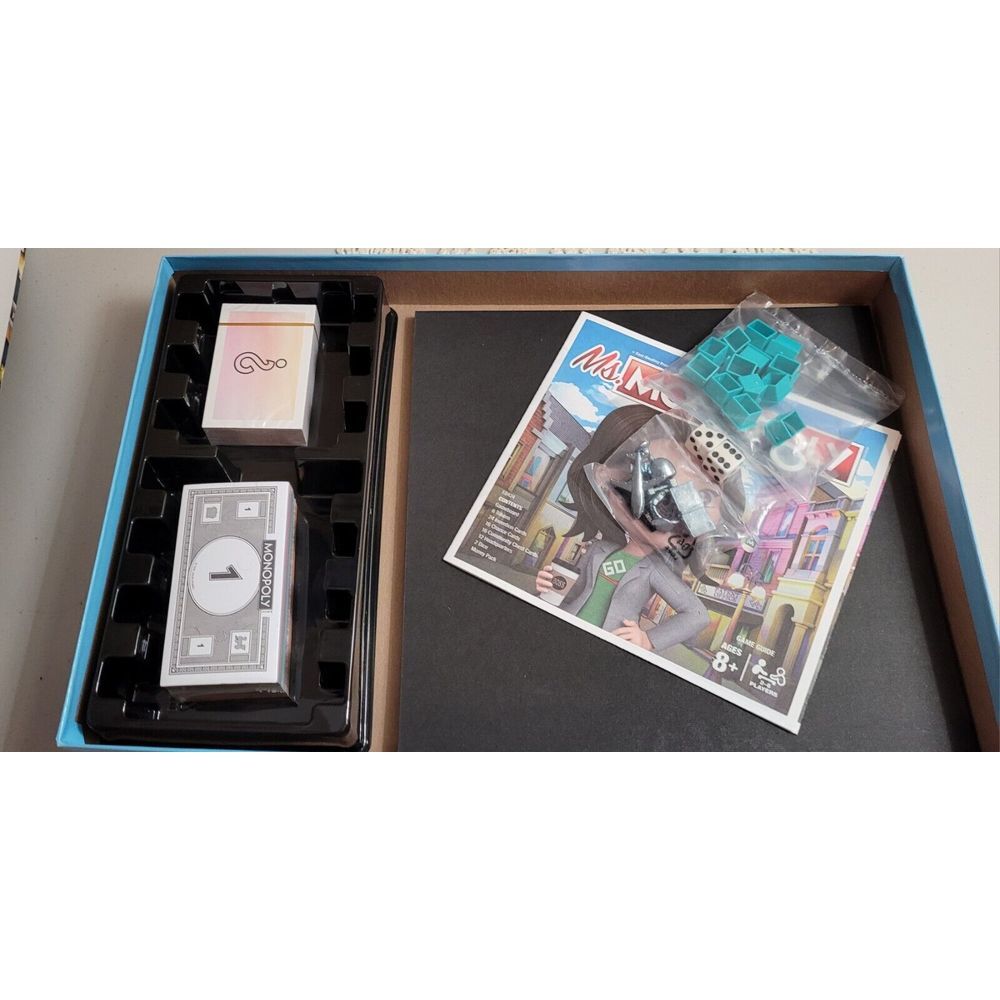 Hasbro NEW * Ms Monopoly * Board Game Ages 8+ Women Investors Property Trading - Picture 5 of 7